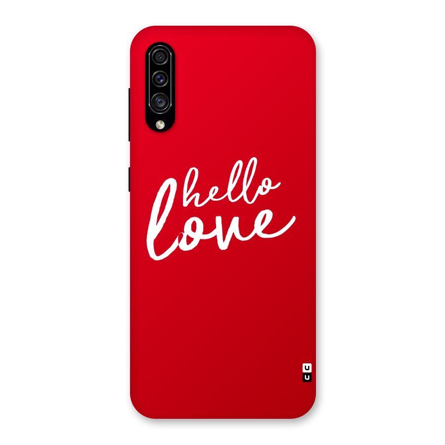 Hello Love Back Case for Galaxy A30s