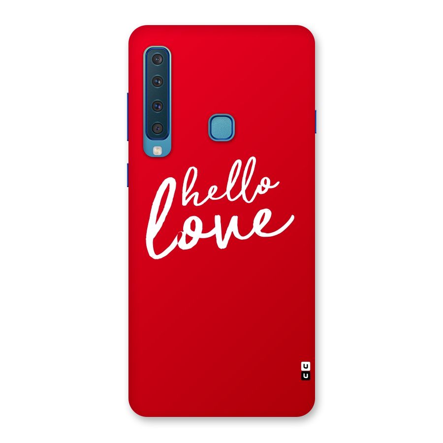 Hello Love Back Case for Galaxy A9 (2018)