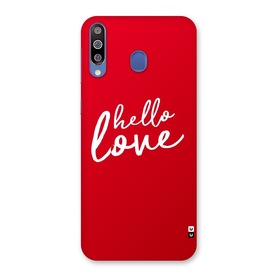 Hello Love Back Case for Galaxy M30