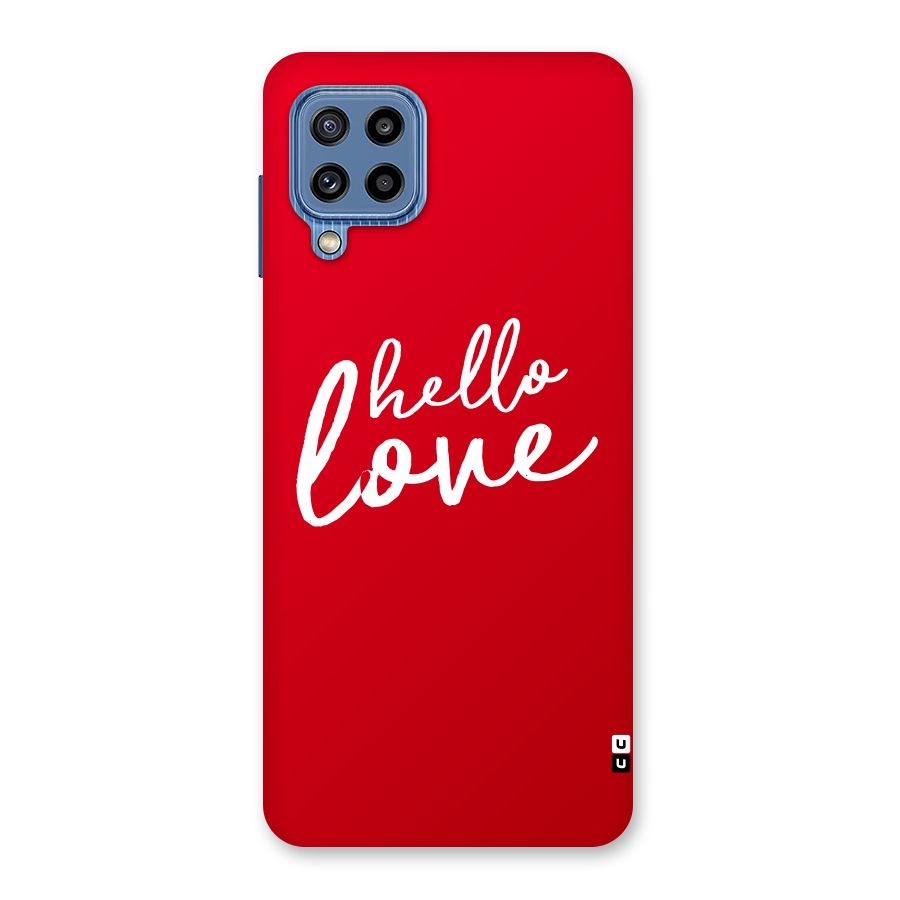 Hello Love Back Case for Galaxy M32