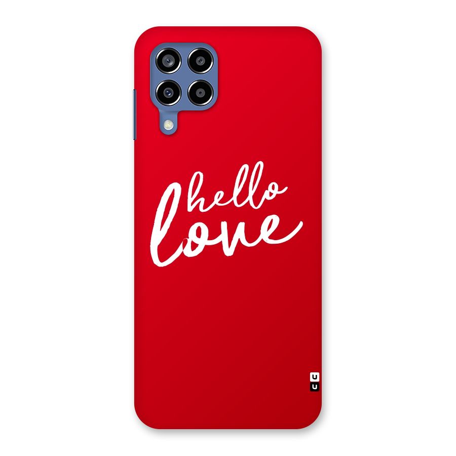 Hello Love Back Case for Galaxy M53 5G