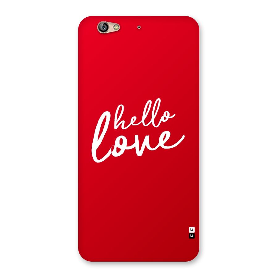 Hello Love Back Case for Gionee S6