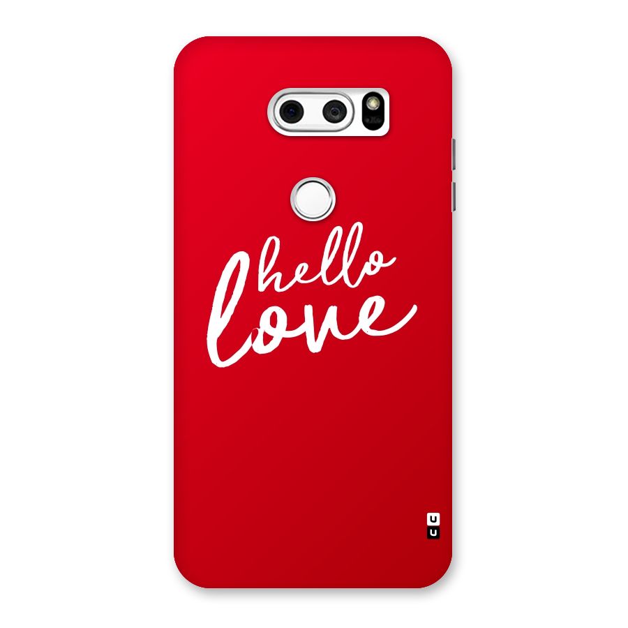 Hello Love Back Case for LG V30