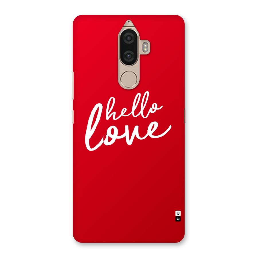 Hello Love Back Case for Lenovo K8 Note