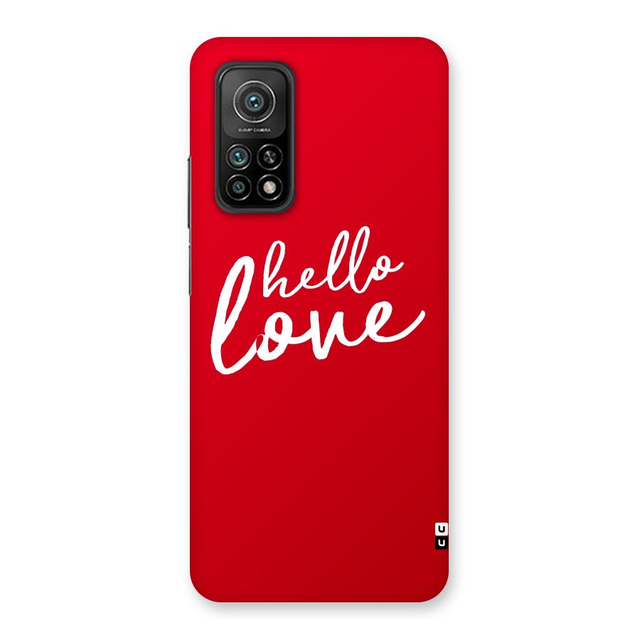 Hello Love Back Case for Mi 10T 5G