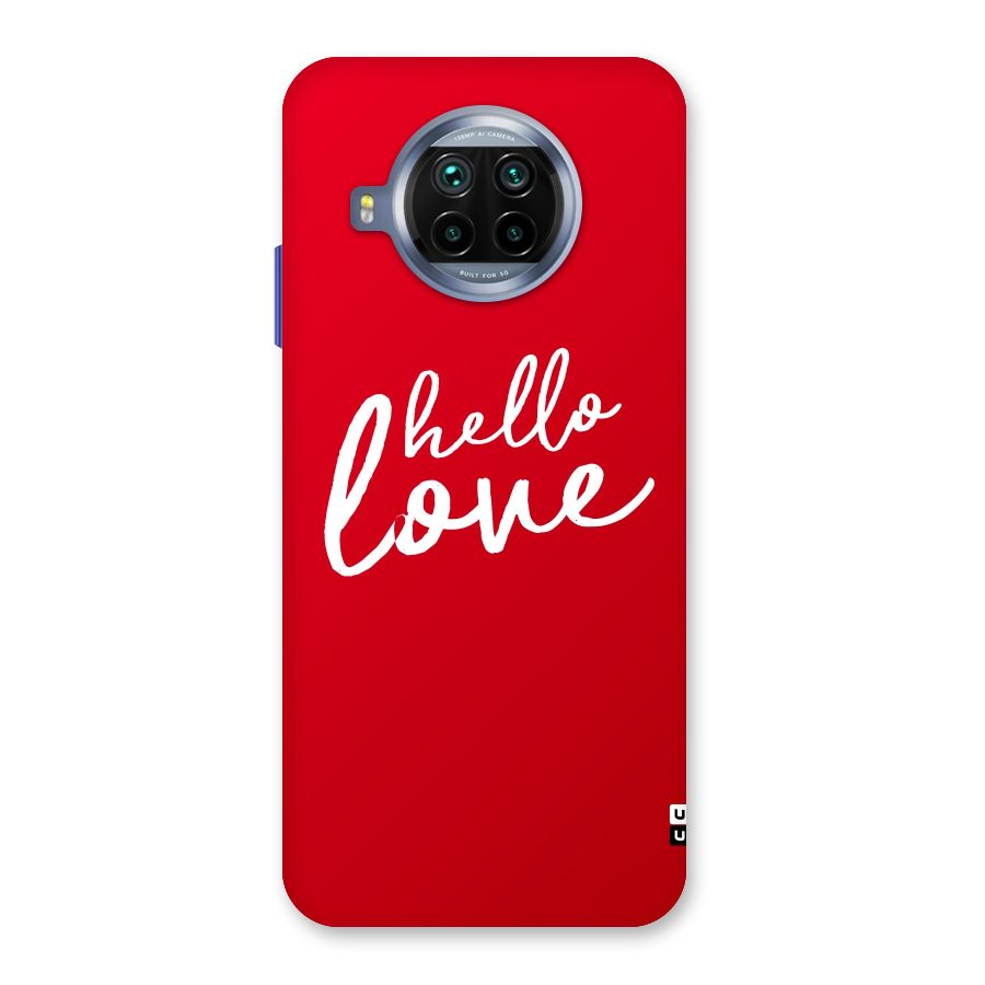 Hello Love Back Case for Mi 10i