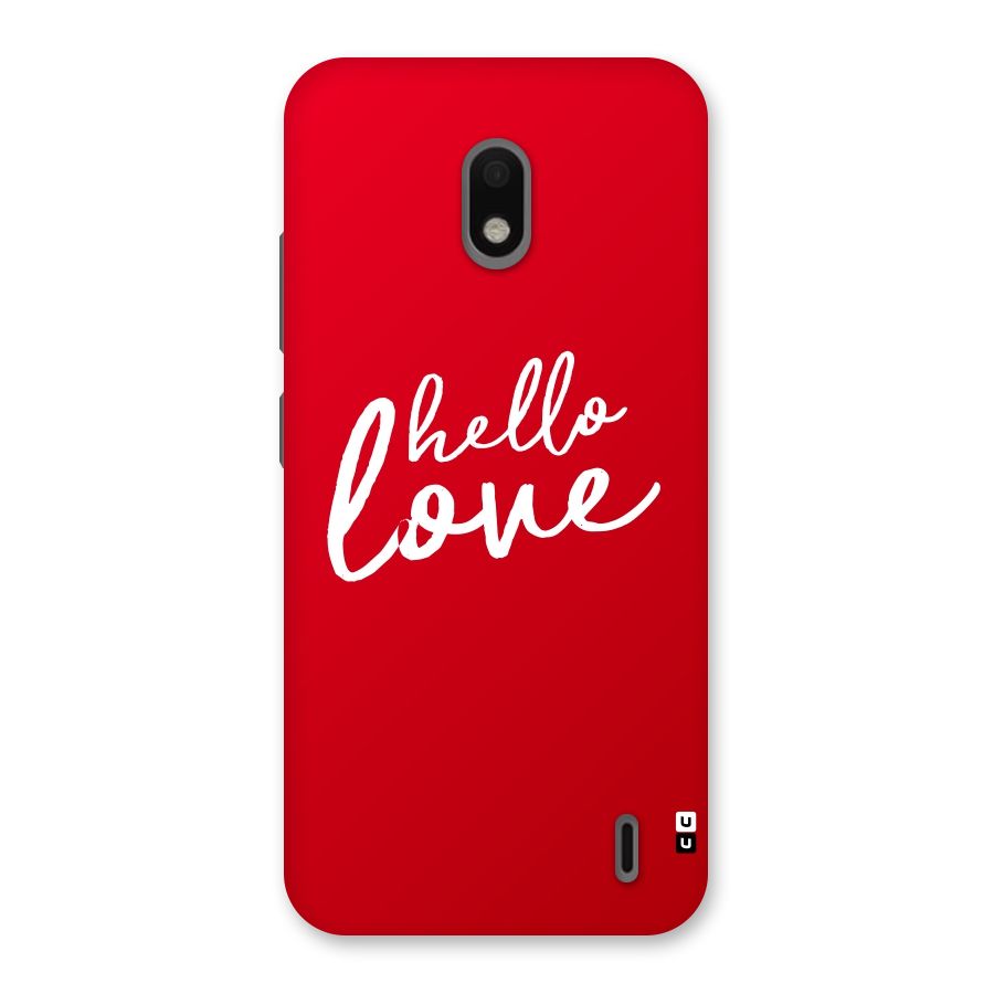 Hello Love Back Case for Nokia 2.2
