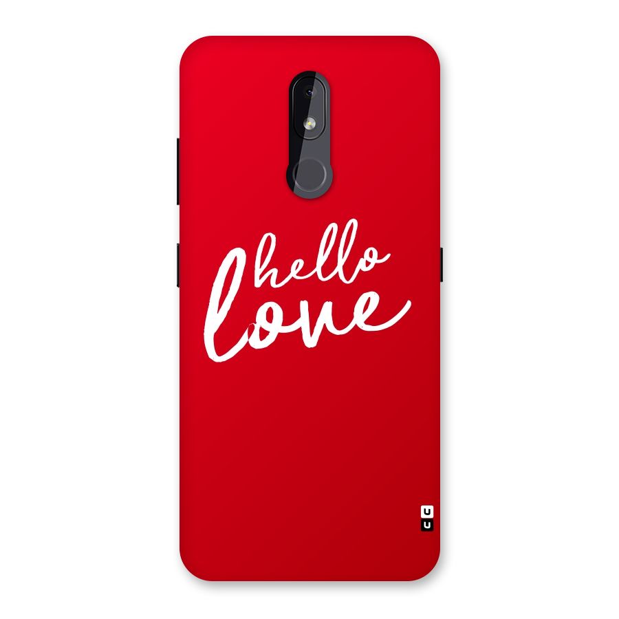 Hello Love Back Case for Nokia 3.2