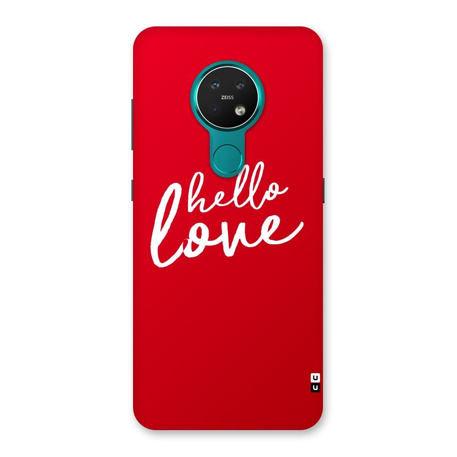 Hello Love Back Case for Nokia 7.2