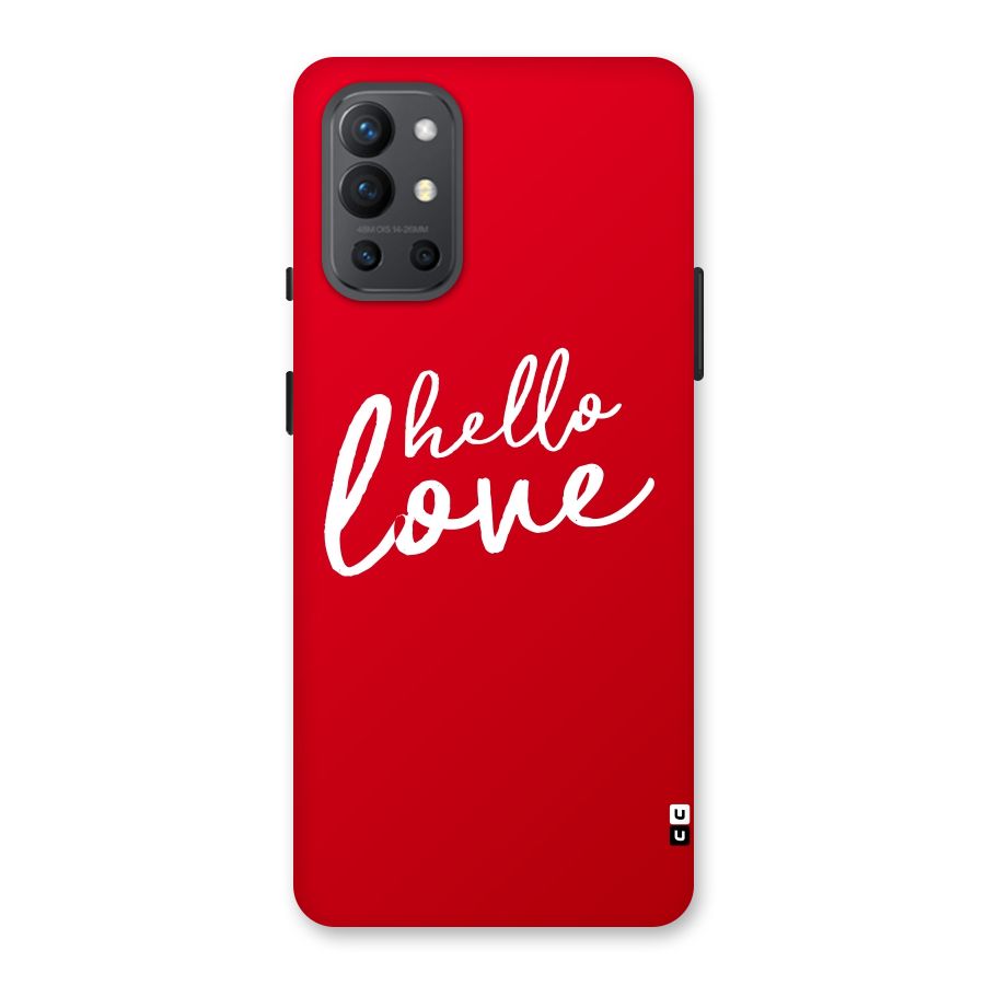 Hello Love Back Case for OnePlus 9R