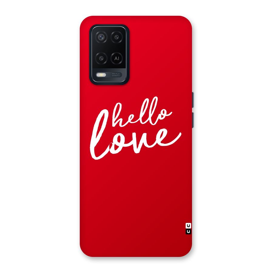 Hello Love Back Case for Oppo A54