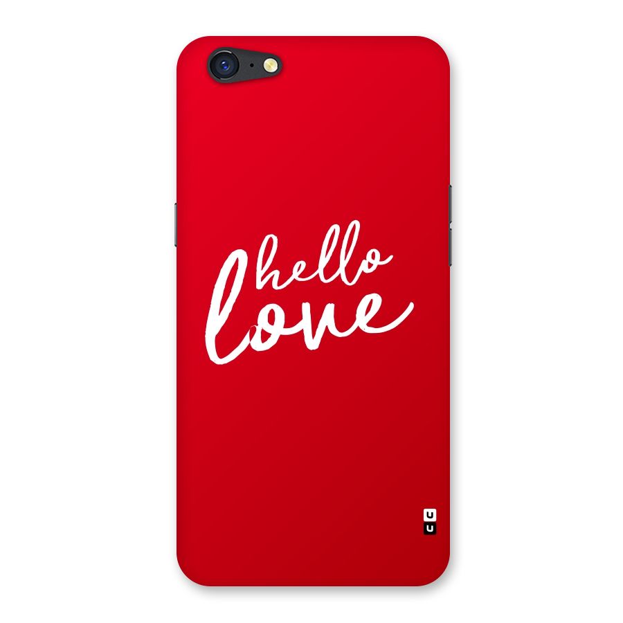 Hello Love Back Case for Oppo A71
