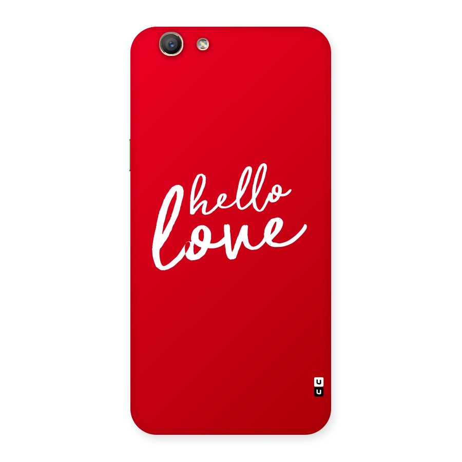 Hello Love Back Case for Oppo F1s