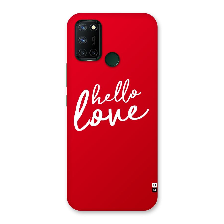 Hello Love Back Case for Realme 7i