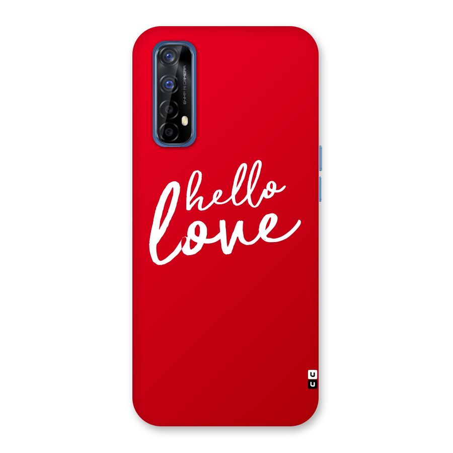 Hello Love Back Case for Realme Narzo 20 Pro
