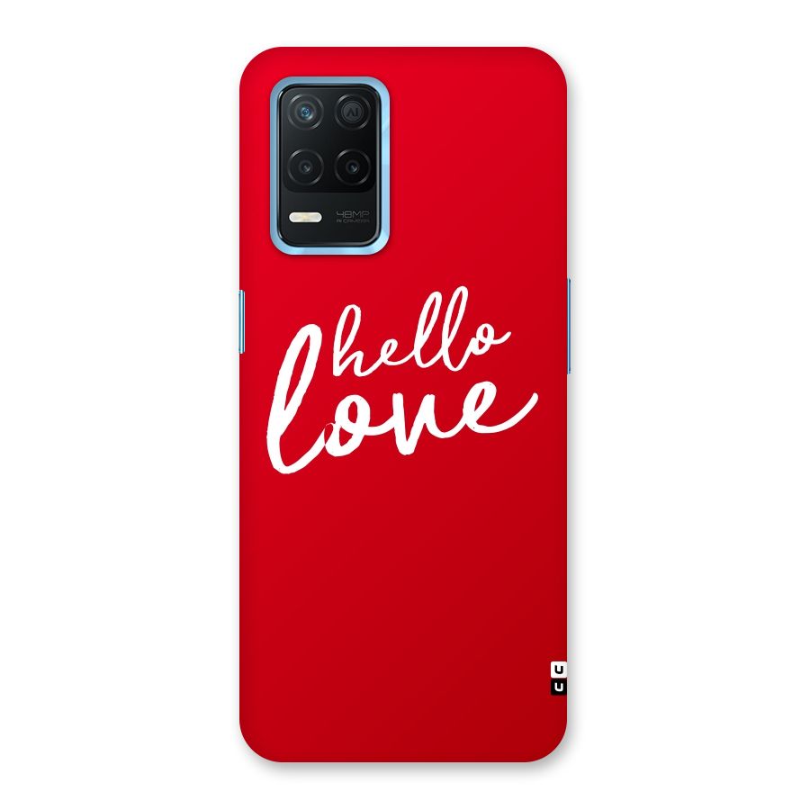 Hello Love Back Case for Realme Narzo 30 5G