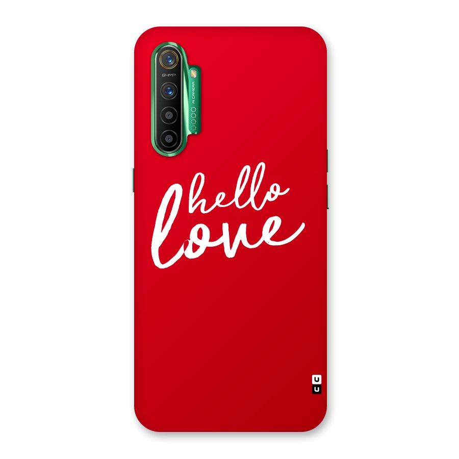 Hello Love Back Case for Realme X2