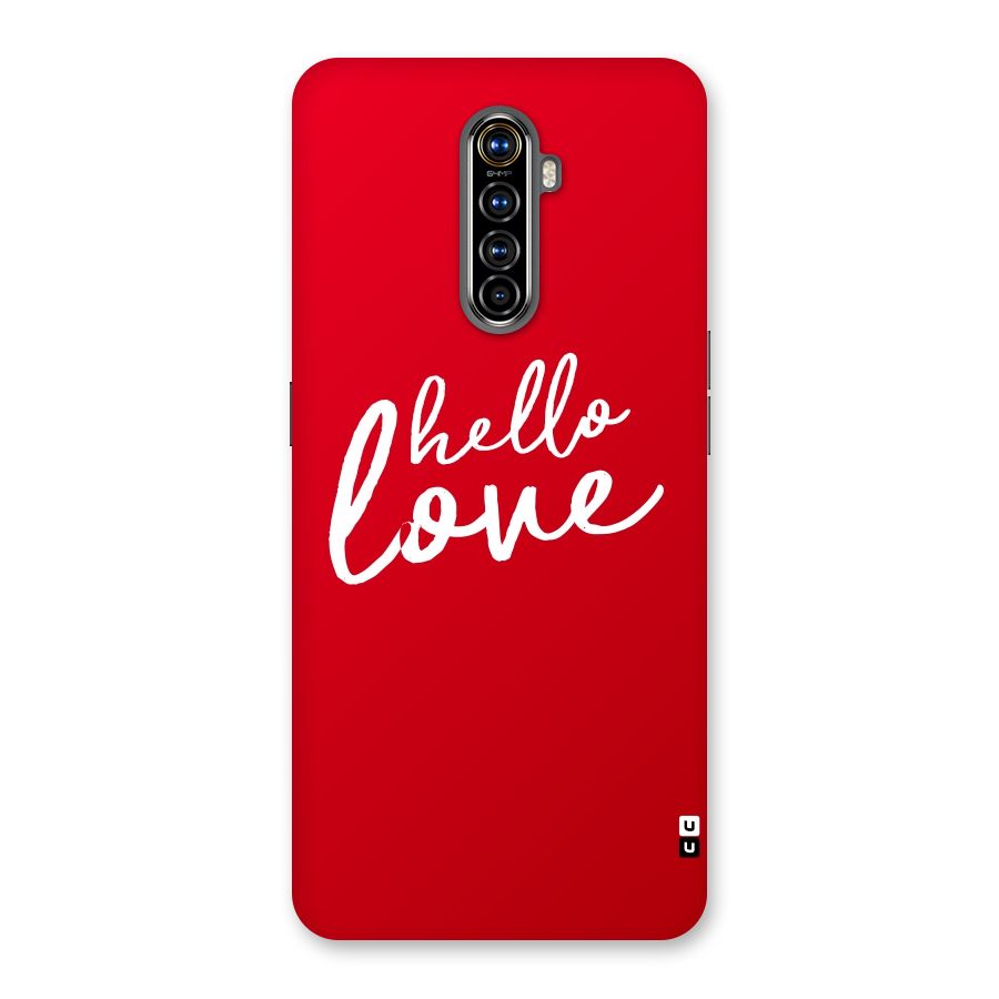 Hello Love Back Case for Realme X2 Pro