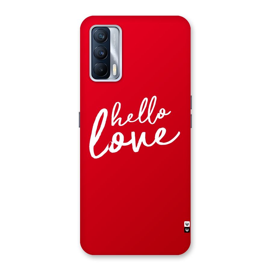 Hello Love Back Case for Realme X7