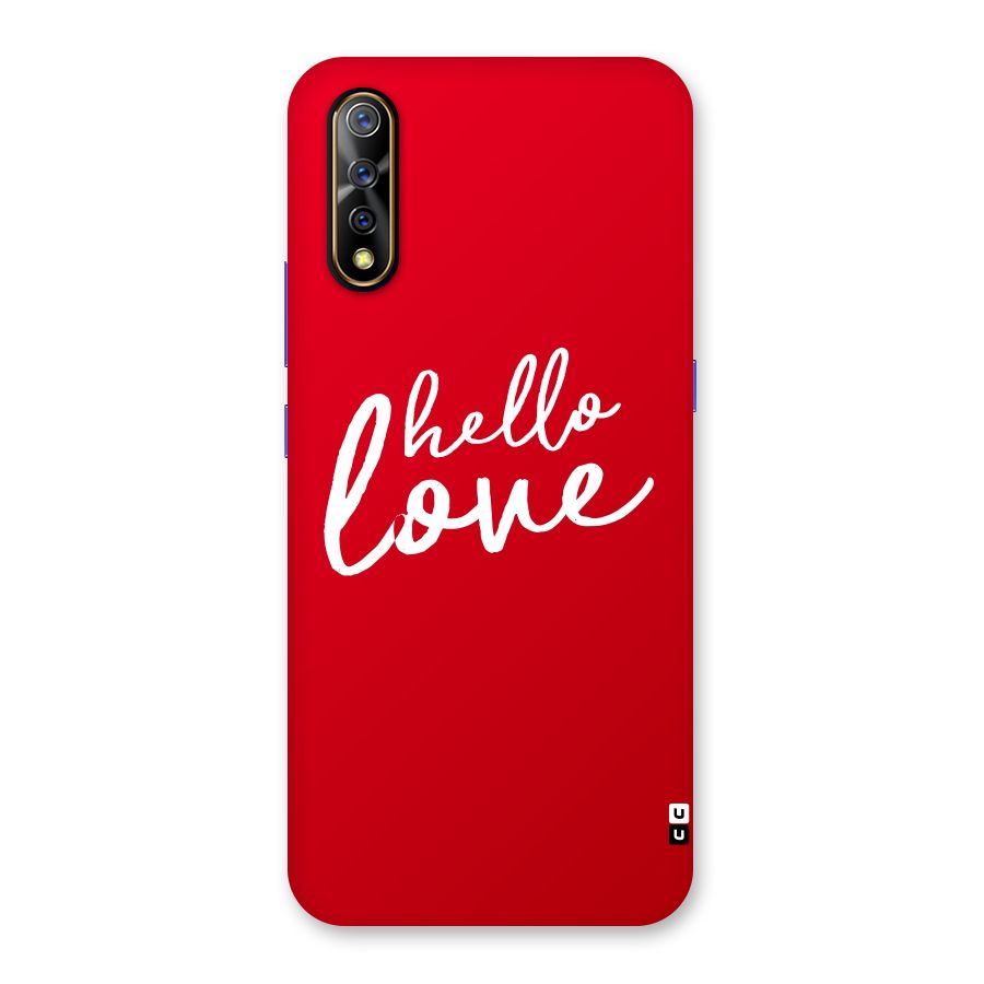 Hello Love Back Case for Vivo S1