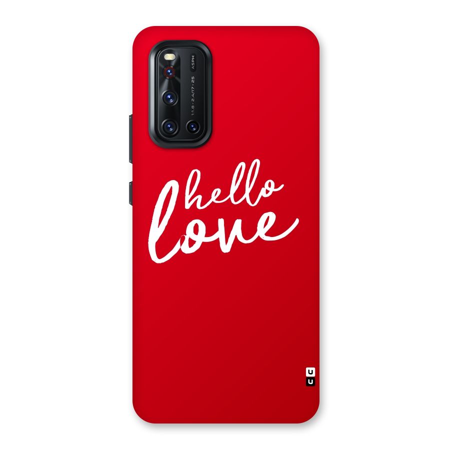 Hello Love Back Case for Vivo V19
