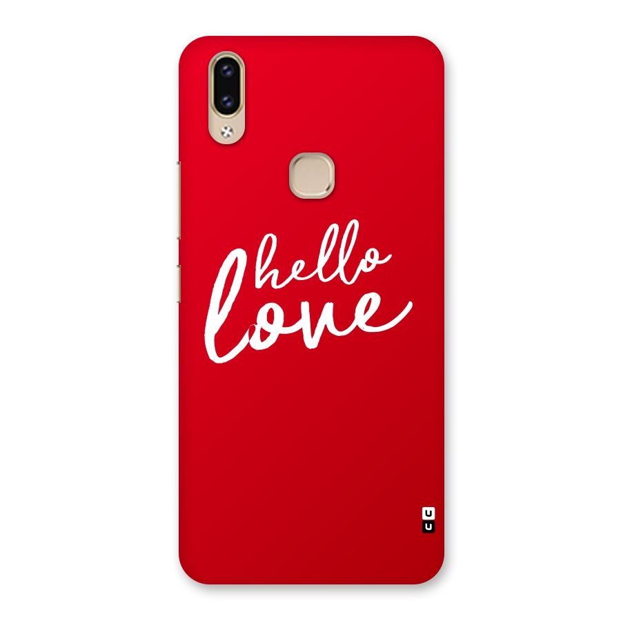 Hello Love Back Case for Vivo V9 Youth