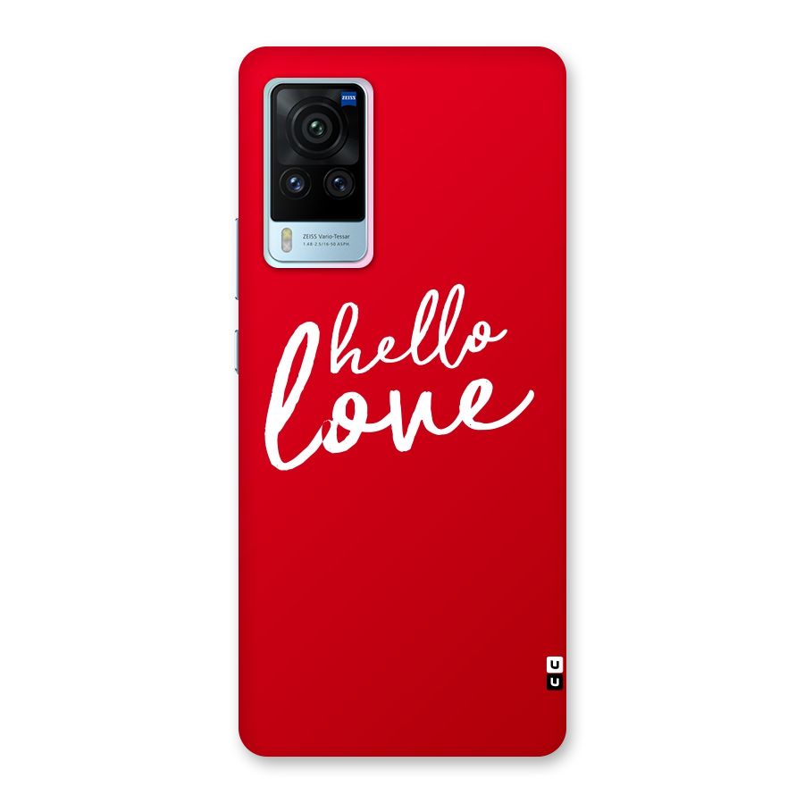 Hello Love Back Case for Vivo X60 Pro