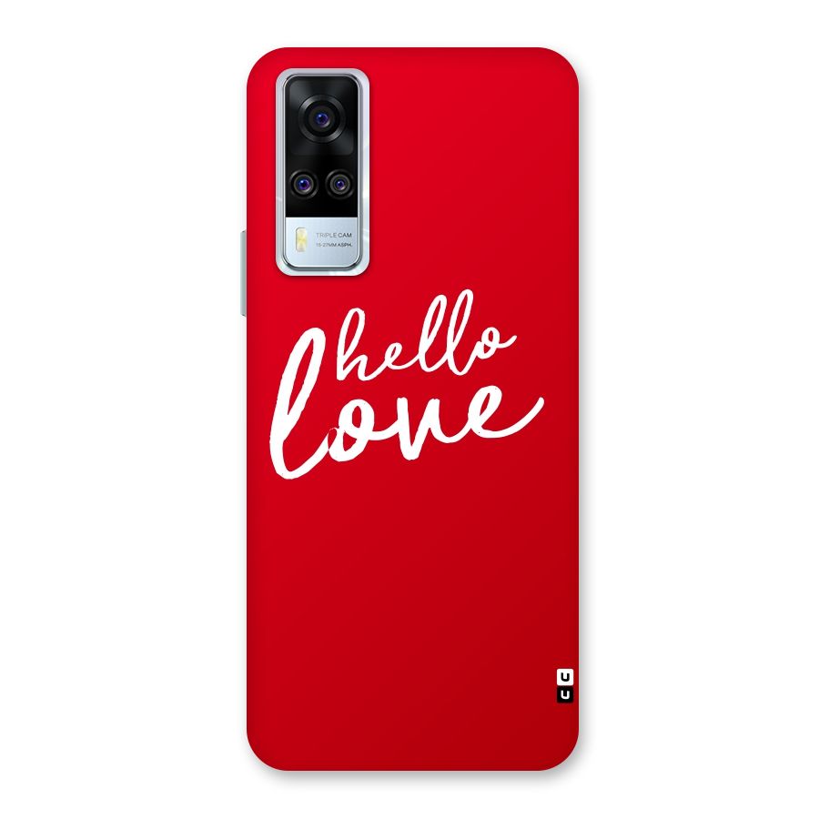 Hello Love Back Case for Vivo Y31