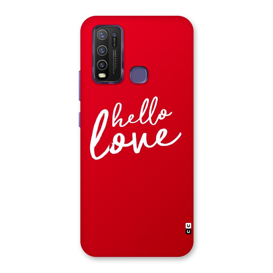 Hello Love Back Case for Vivo Y50