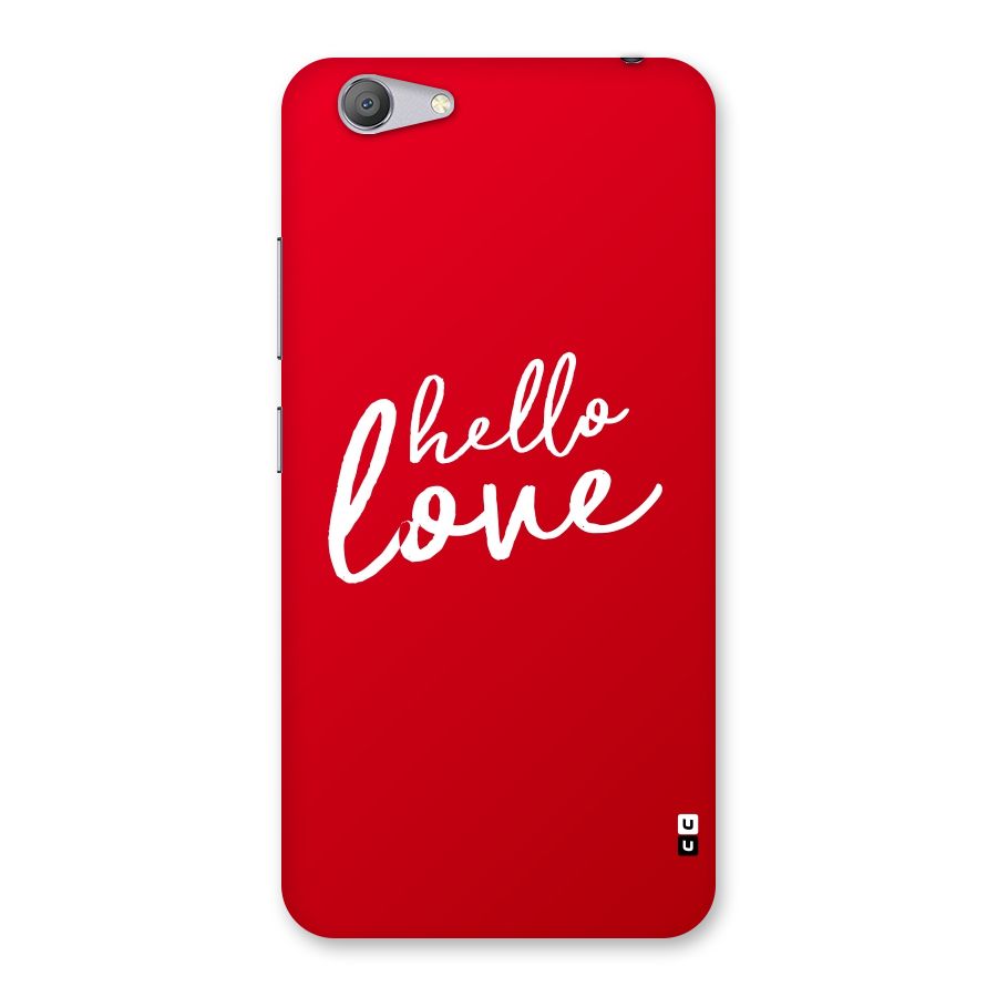 Hello Love Back Case for Vivo Y53