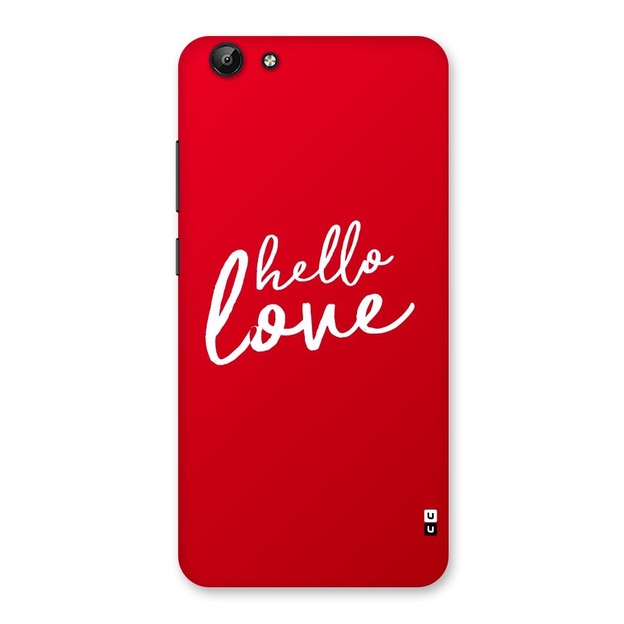 Hello Love Back Case for Vivo Y69