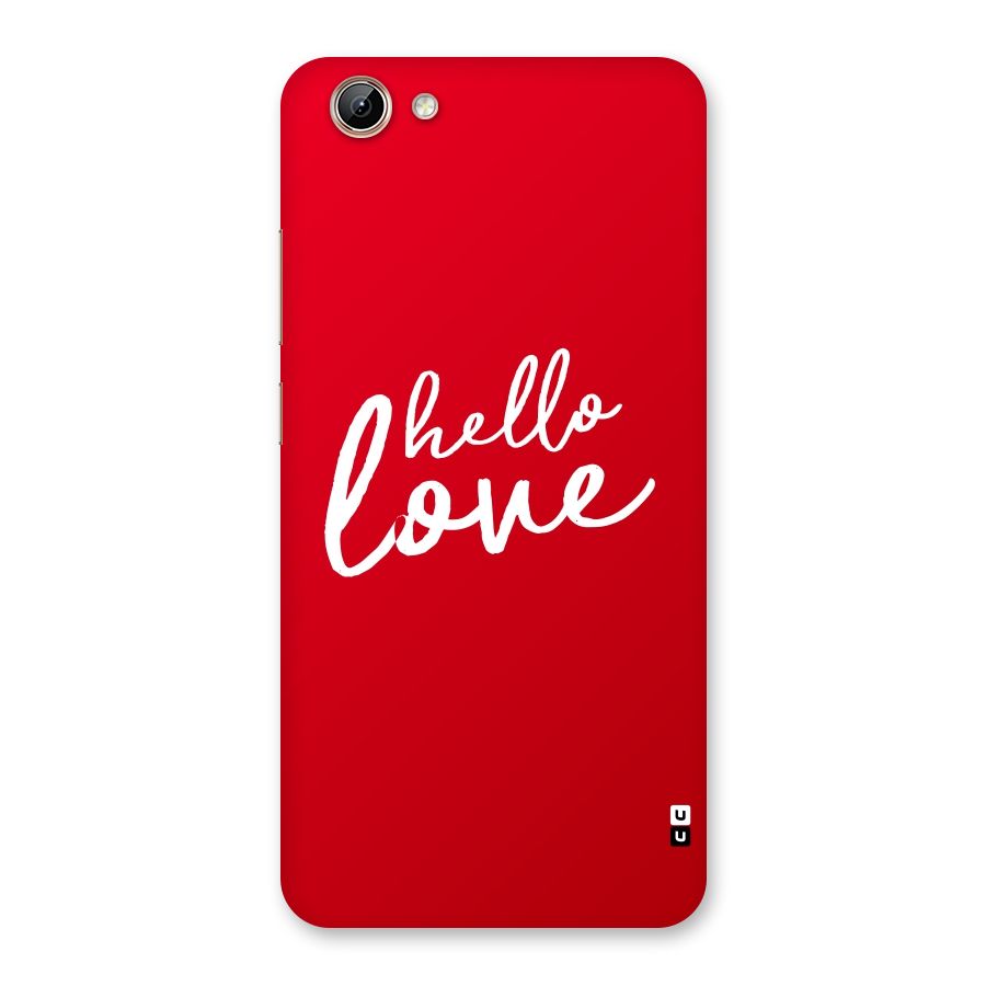 Hello Love Back Case for Vivo Y71