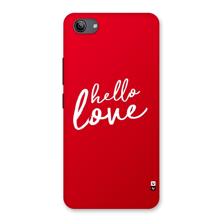 Hello Love Back Case for Vivo Y81i