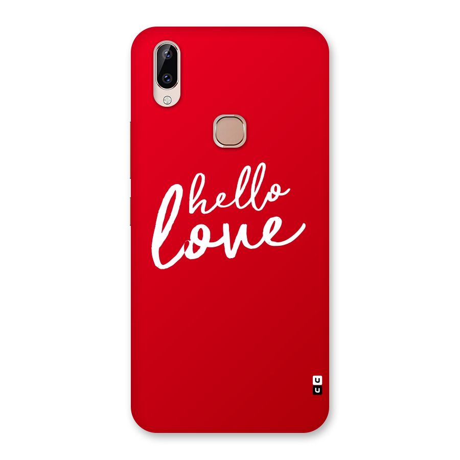 Hello Love Back Case for Vivo Y83 Pro