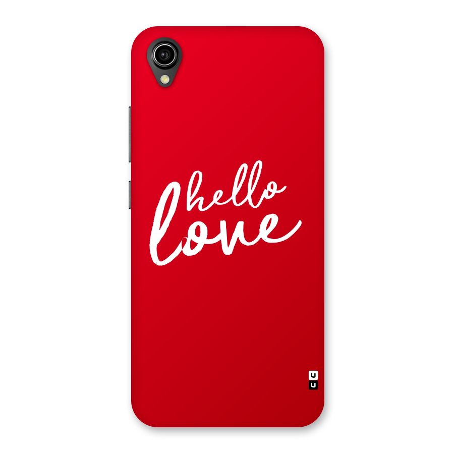 Hello Love Back Case for Vivo Y90