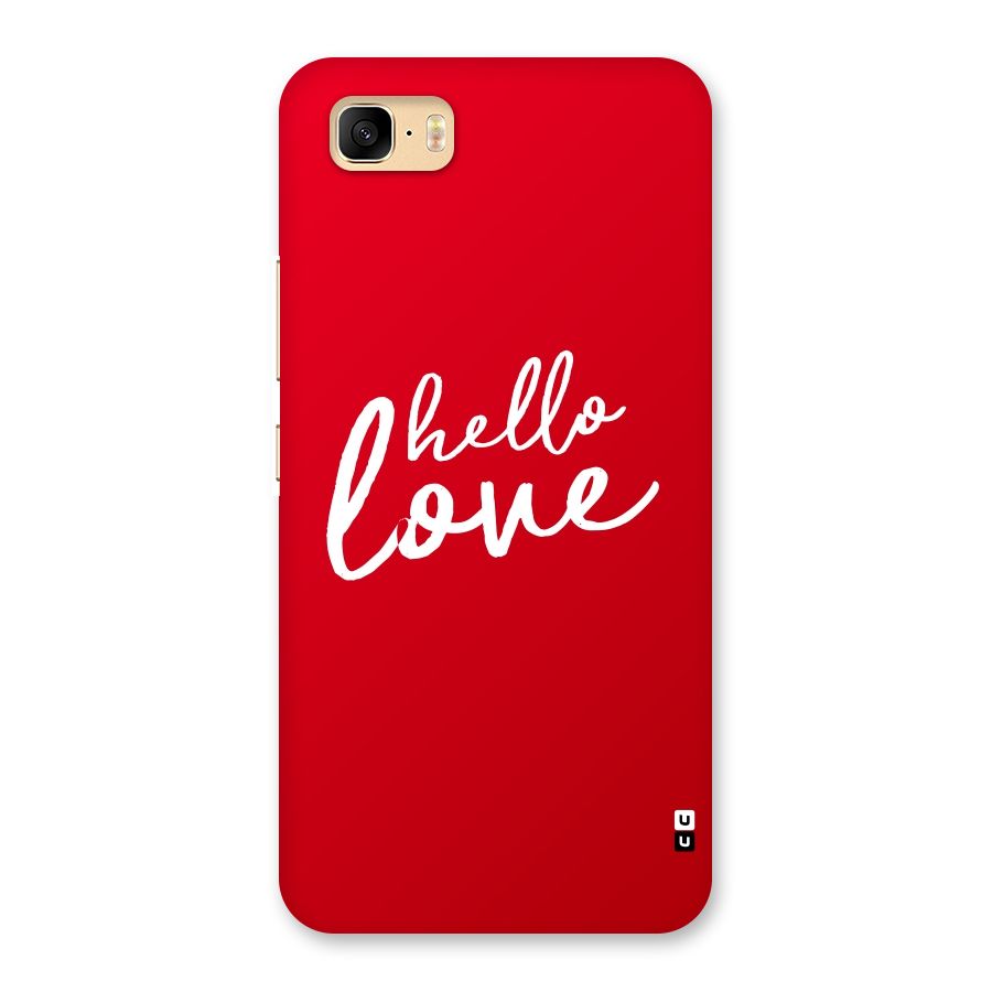 Hello Love Back Case for Zenfone 3s Max