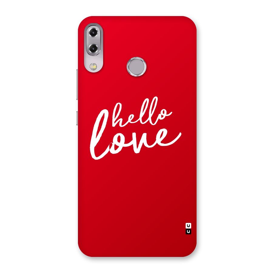 Hello Love Back Case for Zenfone 5Z