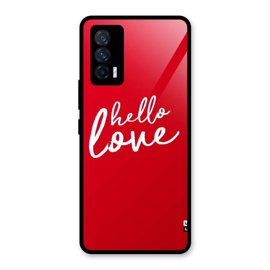 Hello Love Glass Back Case for Vivo iQOO 7 5G