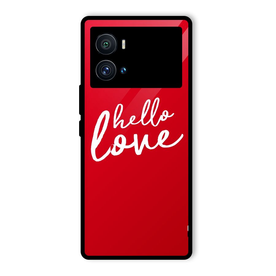 Hello Love Glass Back Case for Vivo iQOO 9 Pro