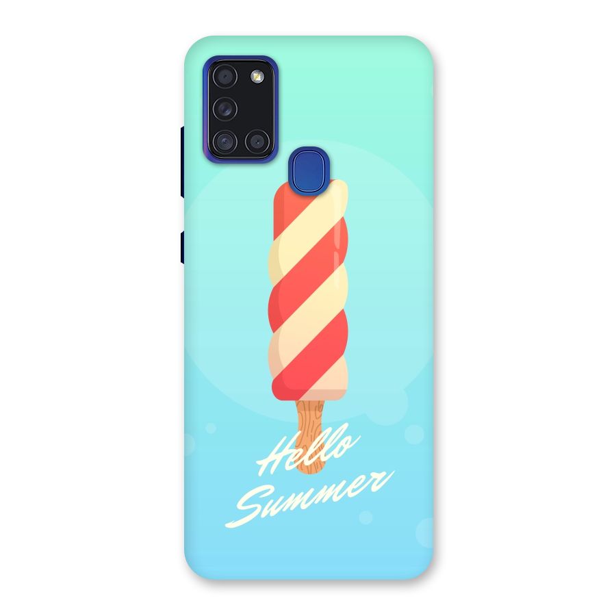 Hello Summer Back Case for Galaxy A21s