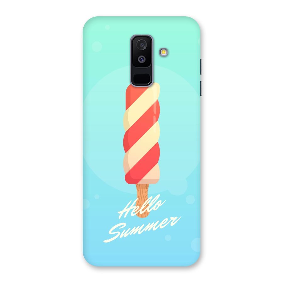 Hello Summer Back Case for Galaxy A6 Plus