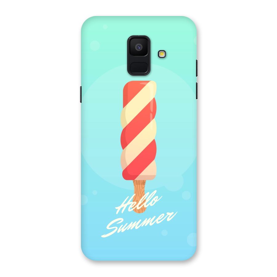 Hello Summer Back Case for Galaxy A6 (2018)
