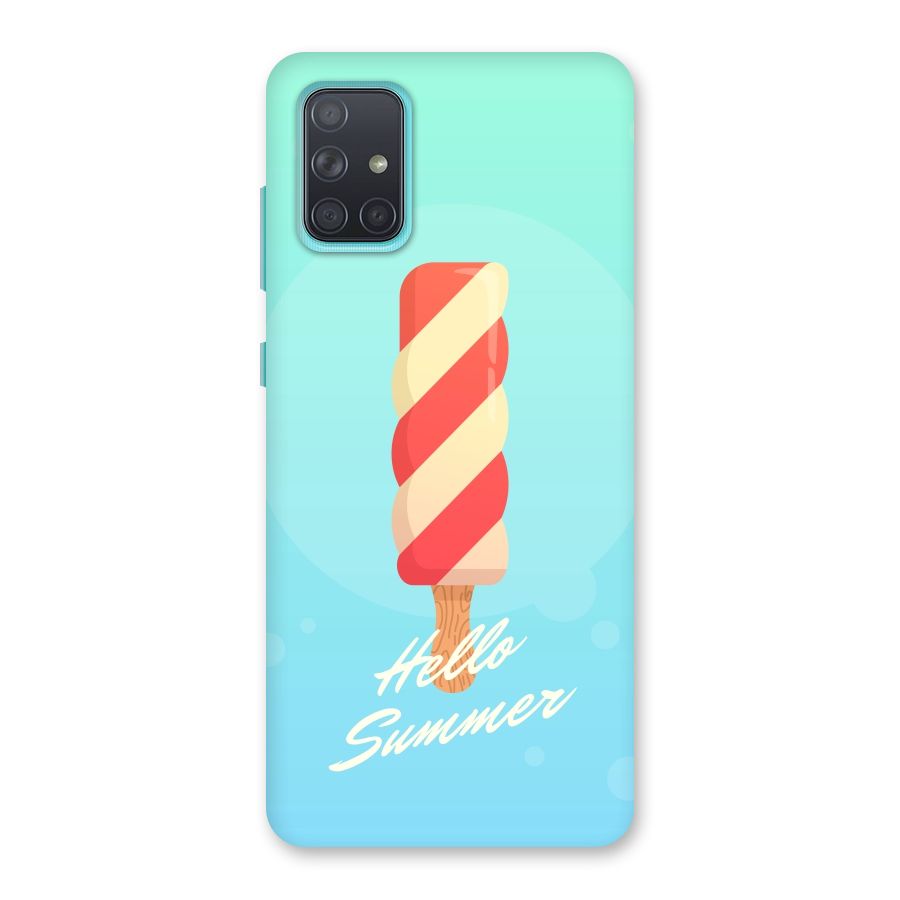 Hello Summer Back Case for Galaxy A71