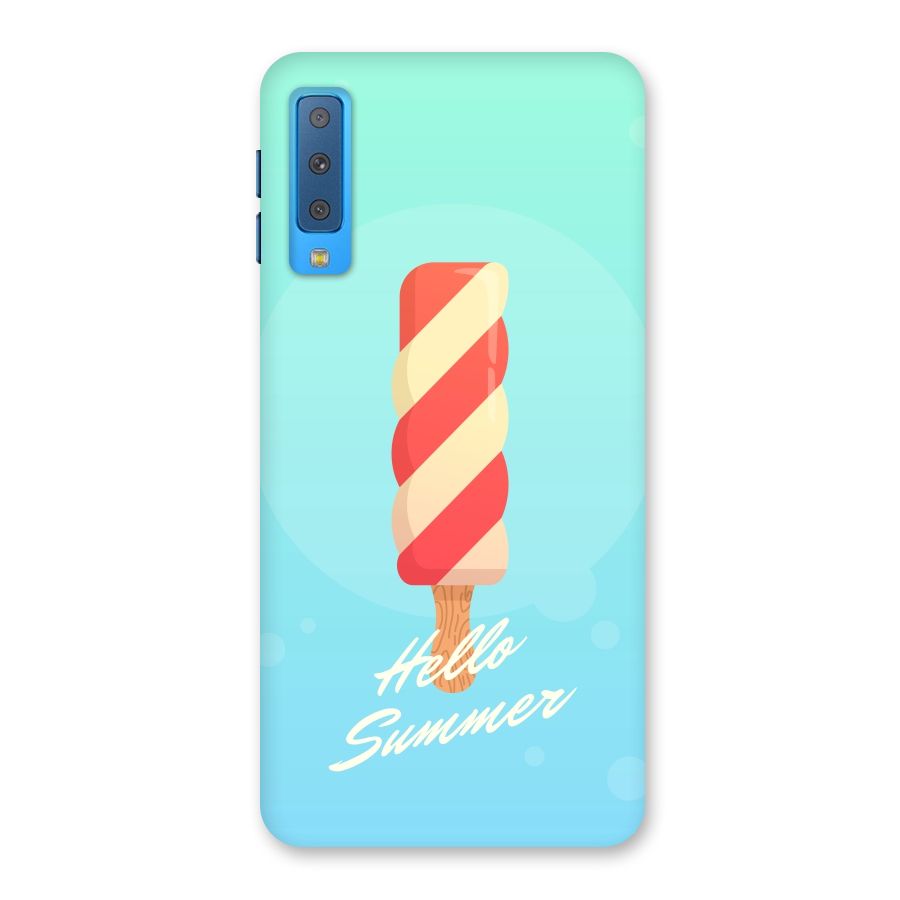 Hello Summer Back Case for Galaxy A7 (2018)