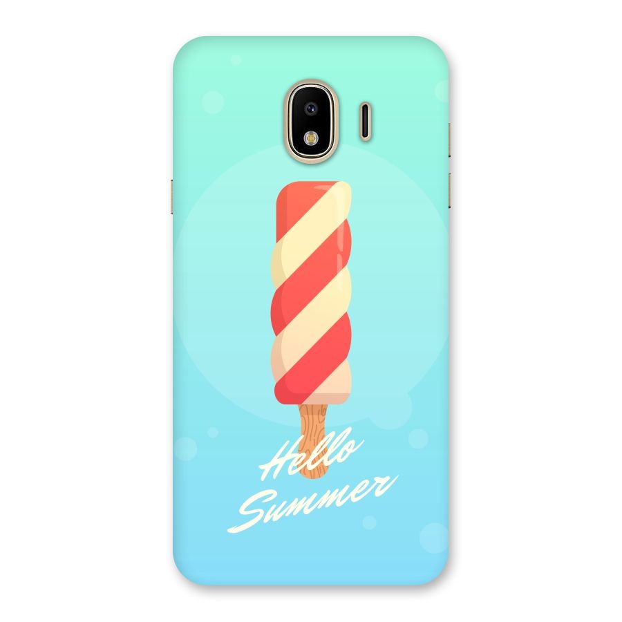 Hello Summer Back Case for Galaxy J4