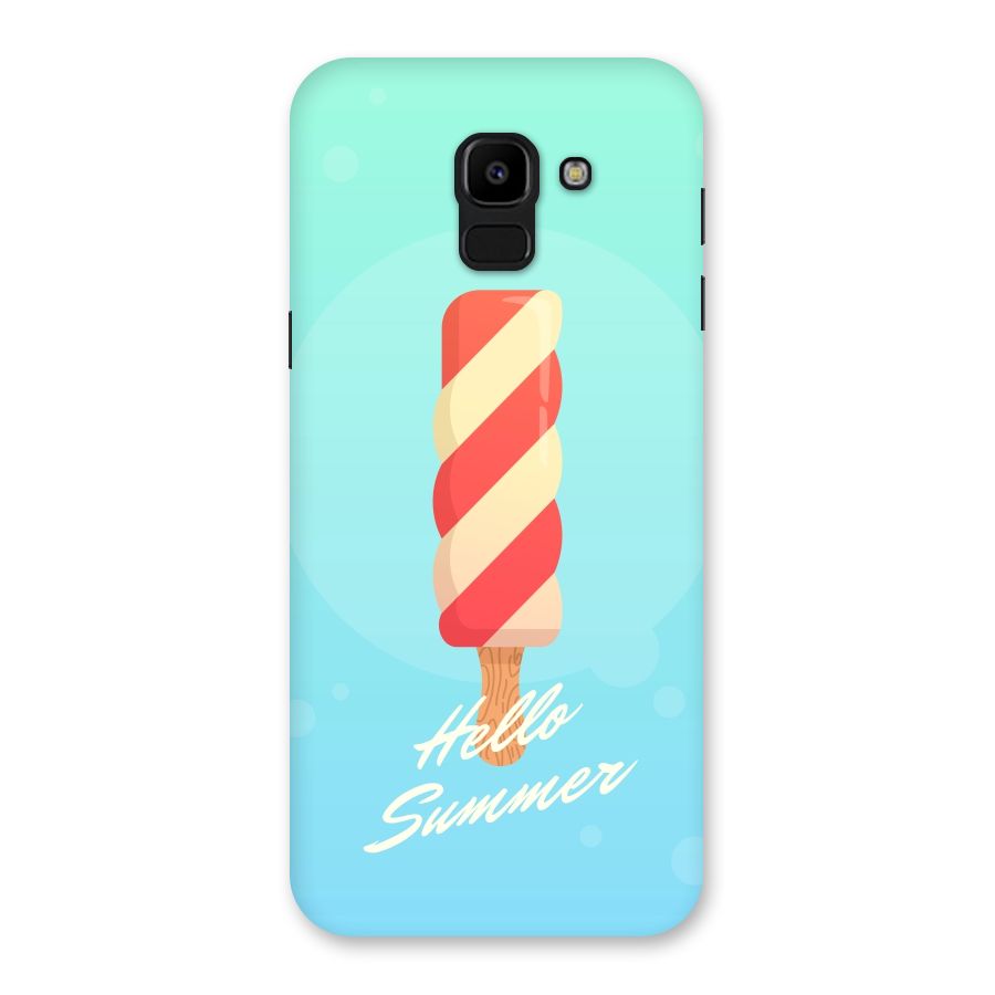 Hello Summer Back Case for Galaxy J6