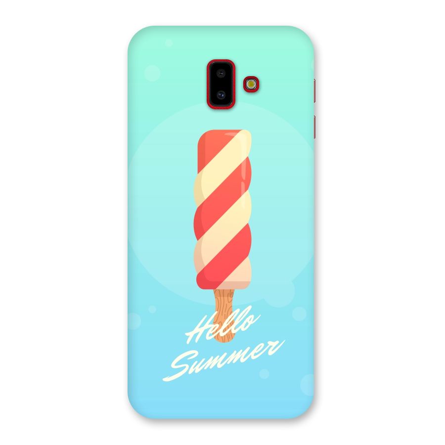 Hello Summer Back Case for Galaxy J6 Plus