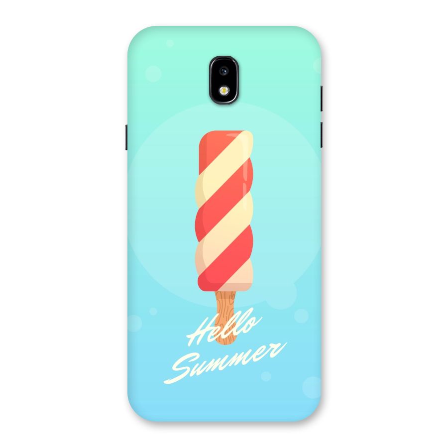 Hello Summer Back Case for Galaxy J7 Pro