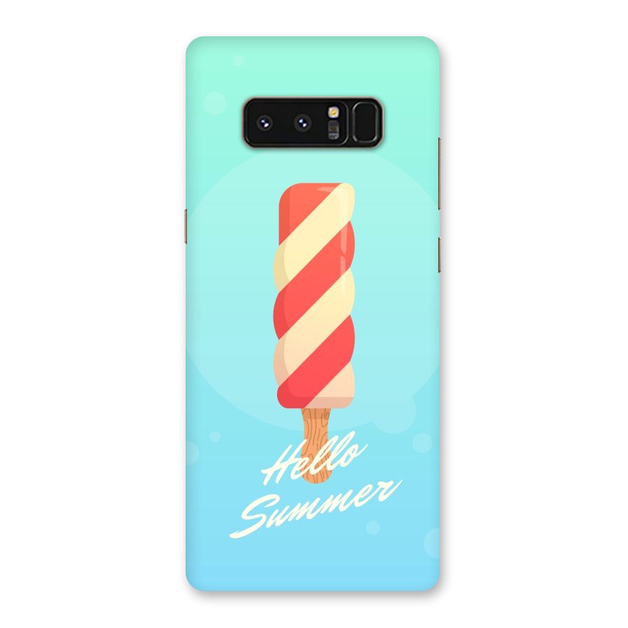 Hello Summer Back Case for Galaxy Note 8