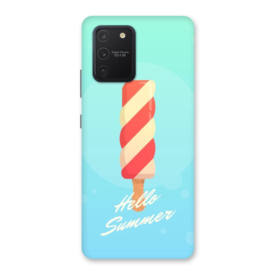 Hello Summer Back Case for Galaxy S10 Lite